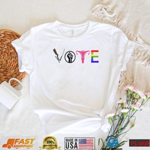 Emily Winston Light Blue Vote Blue LGBT 2022 shirt