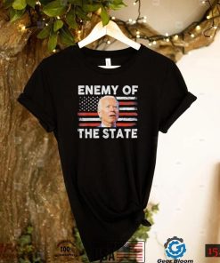 Enemy Of State Trump Quotes American Patriotic USA Flag Shirt