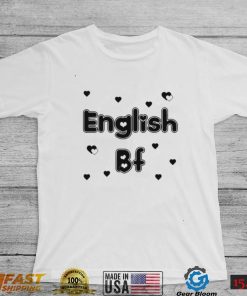 English Bf Trending Text Art Unisex T Shirt