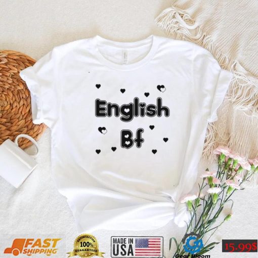 English Bf Trending Text Art Unisex T Shirt