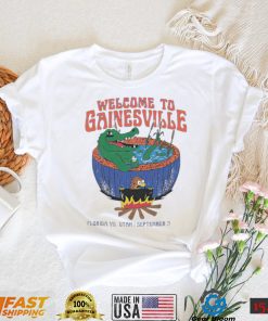 Florida Gators mascot welcome to Gainesville Florida Gators vs Utah Utes shirt