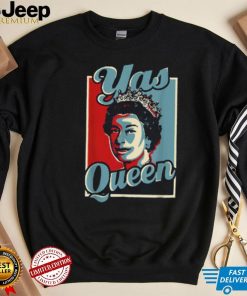 YAS QUEEN Elizabeth II Dabs Dab Funny Meme Dabbing Platinum Jubilee 2022 Celebration Gifts T Shirt