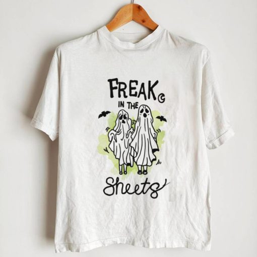 Freak In The Sheets Ghost Neon Green Halloween Unisex T Shirt