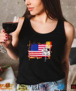 Funny Columbus Day T Shirt USA Flag