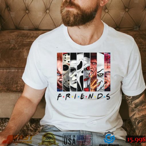 Funny Horror Friends Scary Movies Halloween T Shirt (1)