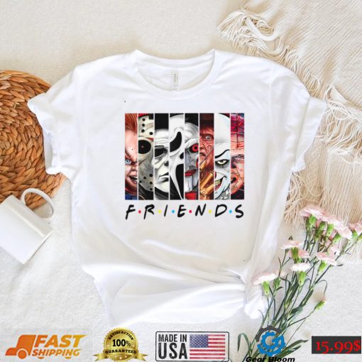 Funny Horror Friends Scary Movies Halloween T Shirt (1)