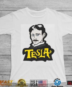 Funny Portrait Nikola Tesla Animated Unisex Sweatshirt