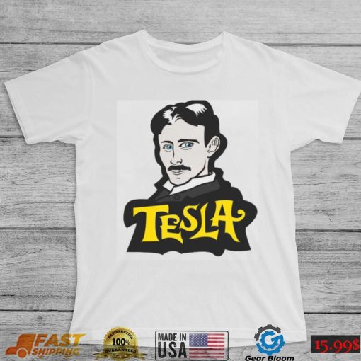 Funny Portrait Nikola Tesla Animated Unisex Sweatshirt