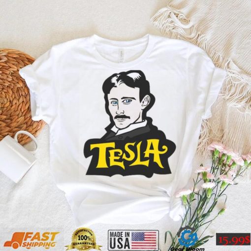 Funny Portrait Nikola Tesla Animated Unisex Sweatshirt