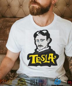 Funny Portrait Nikola Tesla Animated Unisex Sweatshirt