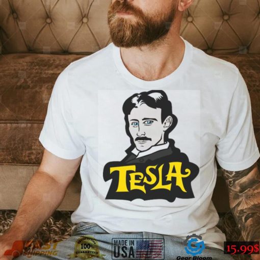 Funny Portrait Nikola Tesla Animated Unisex Sweatshirt