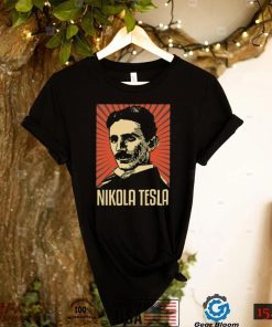 Funny Portrait Nikola Tesla Mix Hitler Unisex T Shirt