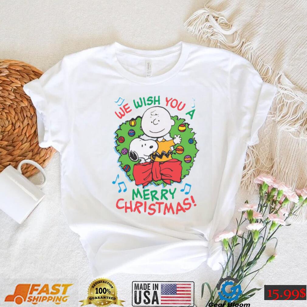 Charlie Brown Christmas T shirt We Wish You A Merry Christmas Charlie Brown Christmas T shirt We Wish You A Merry Christmas