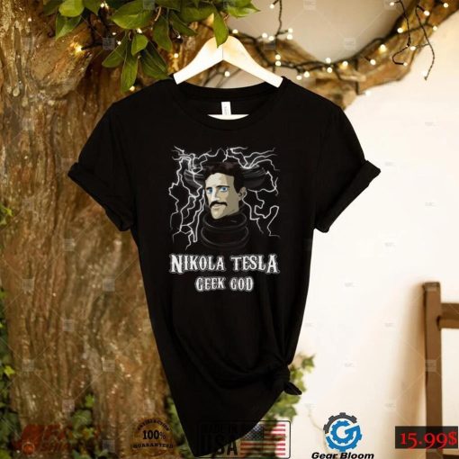 Geek God Animated Art Nikola Tesla Unisex Sweatshirt