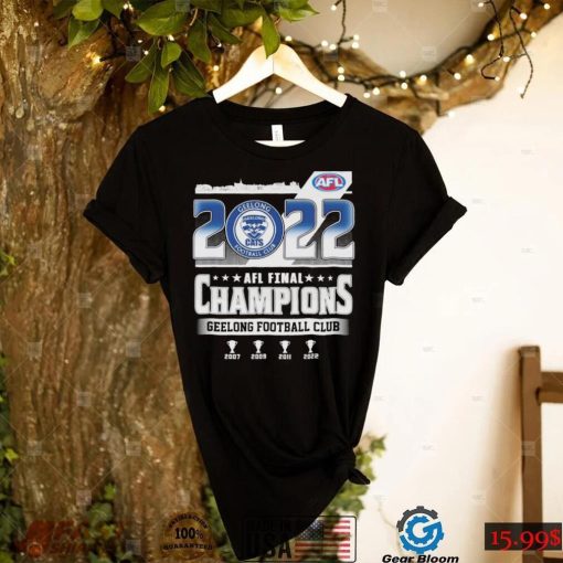 Geelong Cats Football Club Australian Football League 2022 Champions Shirt