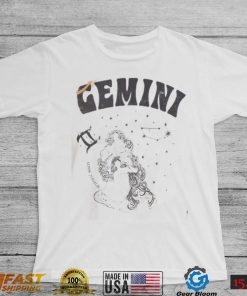 Gemini 70s Shirt, Astrology Shirt, Gemini Vintage Style T shirt, Gemini Birthday