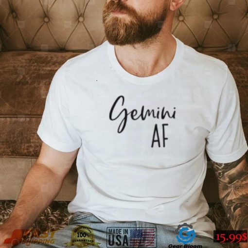 Gemini Af T shirt, Gemini Birthday, Gift For Gemini Man