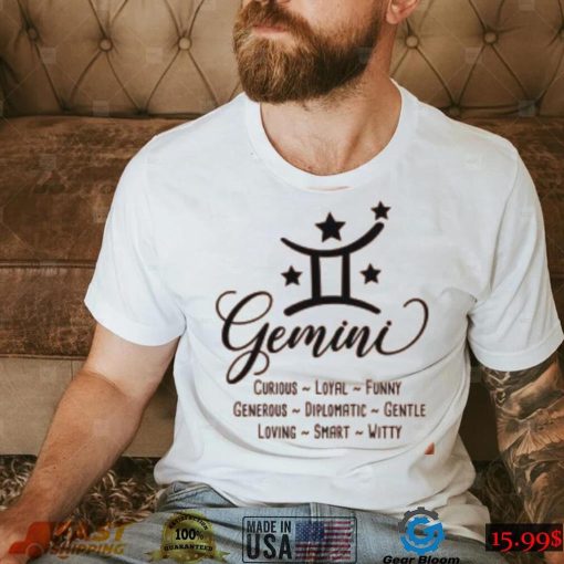 Gemini Birthday, Gemini Zodiac Shirt, Gemini Gift, Gemini Horoscope Shirt