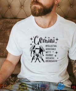 Gemini Shirt, Zodiac Sign Tshirt, Gemini Zodiac T shirt, Gemini Birthday