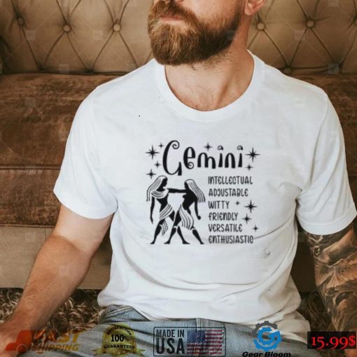 Gemini Shirt, Zodiac Sign Tshirt, Gemini Zodiac T shirt, Gemini Birthday