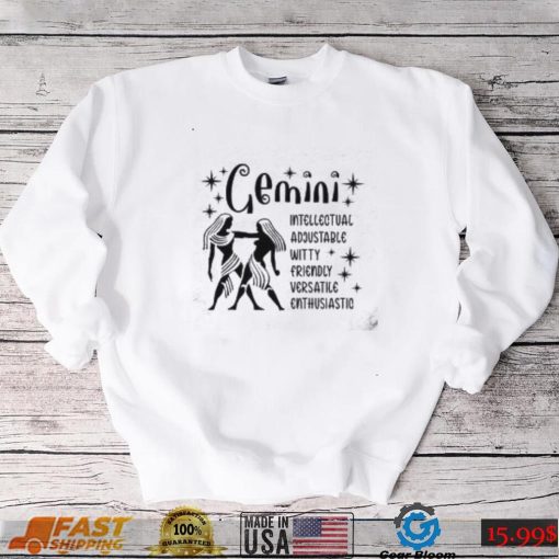 Gemini Shirt, Zodiac Sign Tshirt, Gemini Zodiac T shirt, Gemini Birthday