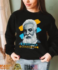 Geometric Design Alexander Graham Bell Unisex Sweatshirt