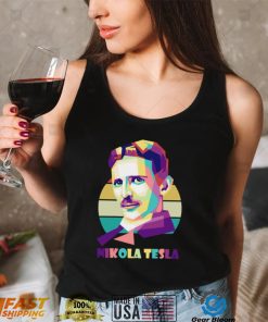 Geometric Design Art Nikola Tesla Unisex Sweatshirt