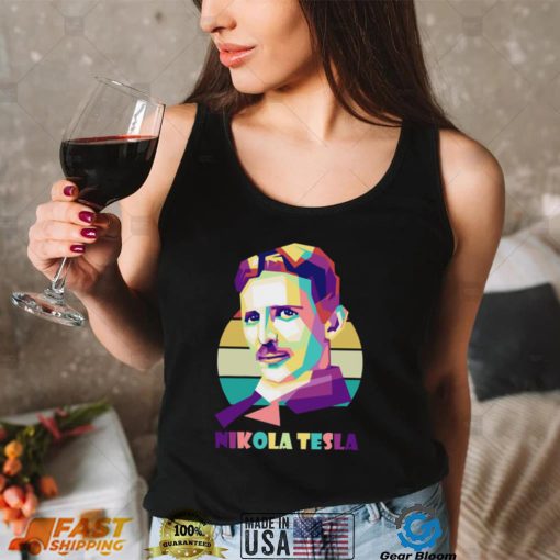 Geometric Design Art Nikola Tesla Unisex Sweatshirt