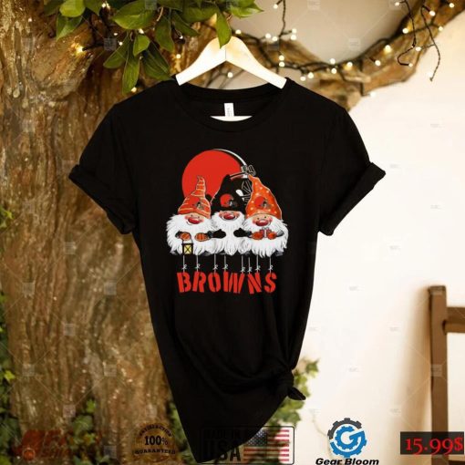 Gnomies Cleveland Browns Christmas Cleveland Browns T Shirt