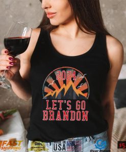 Go Brandon Let’s Go 2024 Lets Go Vintage Sunset Tee Shirt