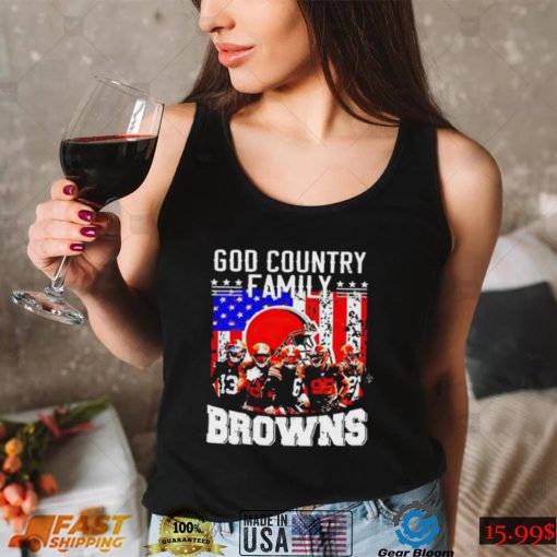 God Country Family Cleveland Browns T Shirt