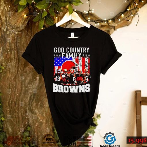 God Country Family Cleveland Browns T Shirt