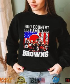 God Country Family Cleveland Browns T Shirt