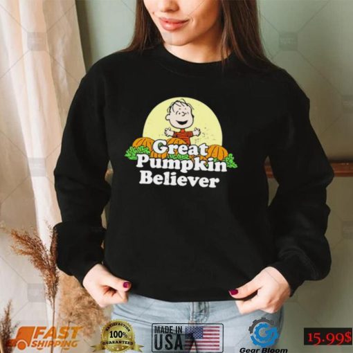 Great Pumpkin Believers Charlie Brown Halloween Shirt