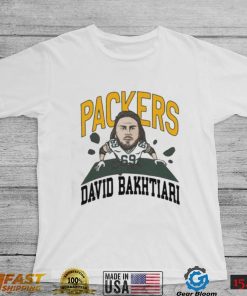 Green Bay Packers #69 David Bakhtiari Breakthrough T Shirt