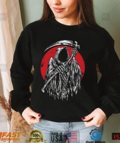 Grim Reaper Angle Of Death Halloween Graphic Unisex Sweatshirt