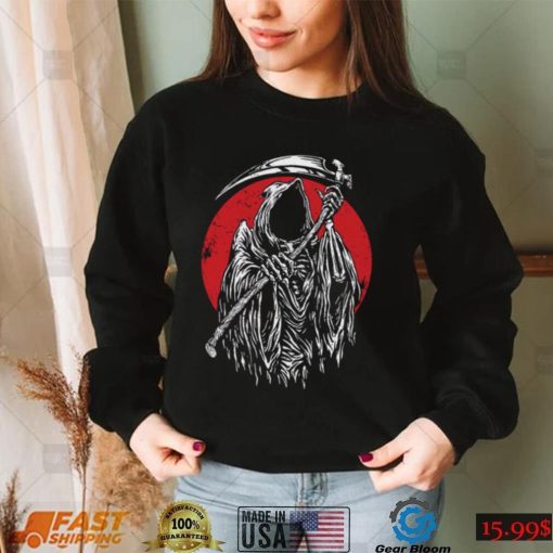 Grim Reaper Angle Of Death Halloween Graphic Unisex Sweatshirt