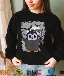 Grim Reaper Spooky Penguin Halloween Unisex Sweatshirt