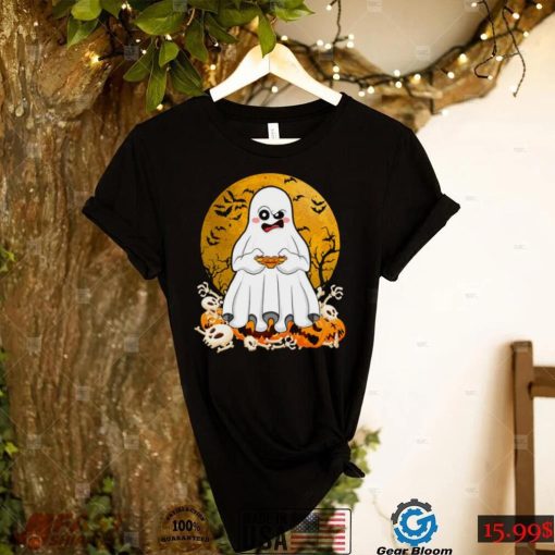 Halloween Boo Ghost Gamer T Shirt Boys Kids Teens Gaming Outfit Boys Shirt