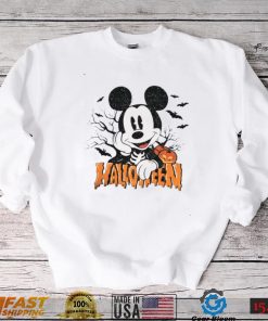 Halloween Night Disney Mickey Skeleton T Shirt