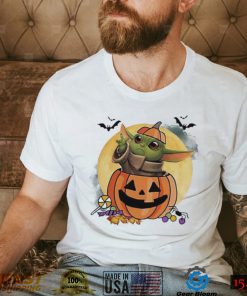 Halloween Pumpkin T shirt Baby Yoda Pumpkin Halloween