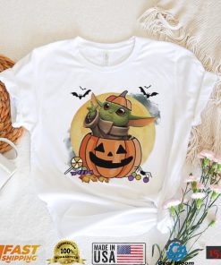 Halloween Pumpkin T shirt Baby Yoda Pumpkin Halloween