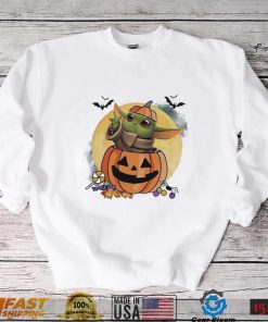 Halloween Pumpkin T shirt Baby Yoda Pumpkin Halloween