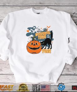 Halloween Pumpkin T shirt Most Wonderful Time Spooky Halloween