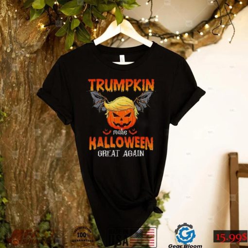 Halloween Trumpkin T Shirt Make Halloween Great Again Bat