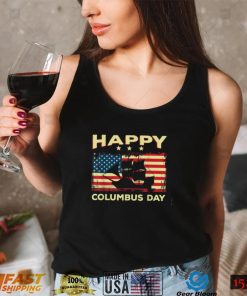 Happy Columbus Day T Shirt Discovery Italian Explorer