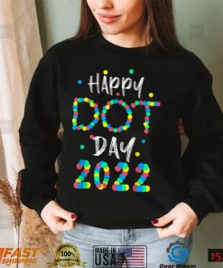 Happy International Dot Day 2022 Polka Dot Kids Toddler Boys T Shirt