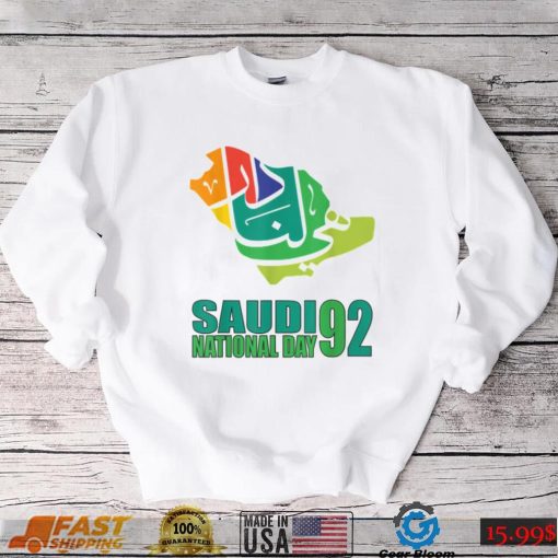 Happy Saudi Arabia 92 Saudi National Day T Shirt