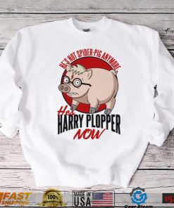 He’s Not Spider Anymore He’s Harry Plopper Now Funny Pig Design Unisex T Shirt