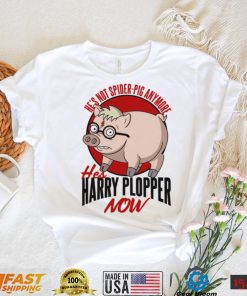 He’s Not Spider Anymore He’s Harry Plopper Now Funny Pig Design Unisex T Shirt